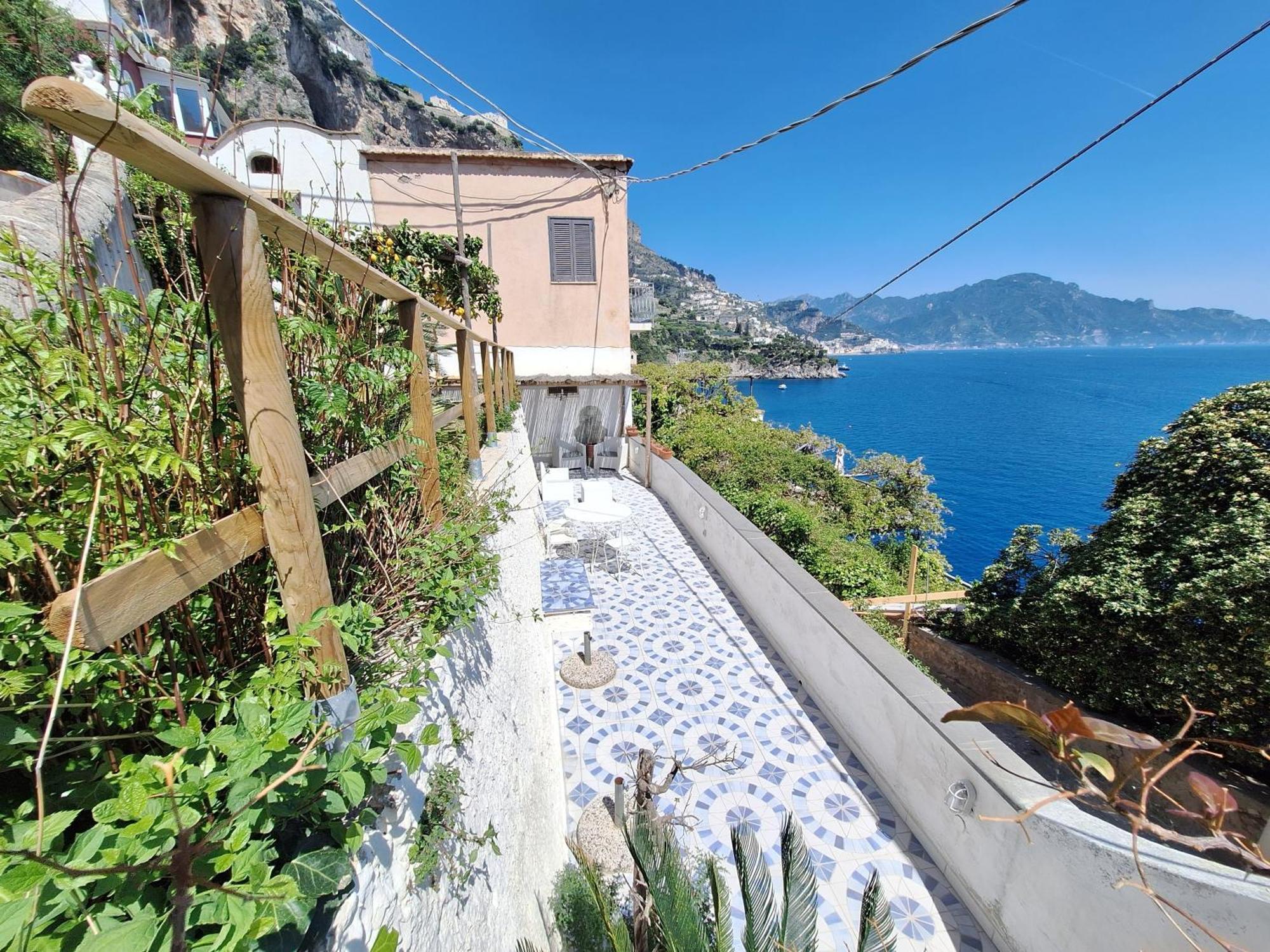 Villa Gianna Amalfi Coast Conca dei Marini Bagian luar foto